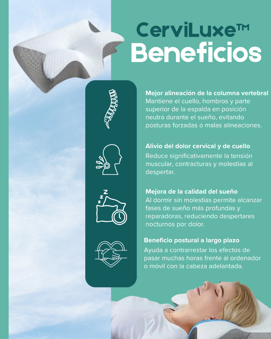 Almohada Cervical - CerviLuxe™