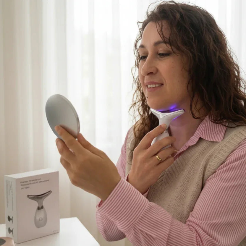 Masajeador Facial V-Lift Glow